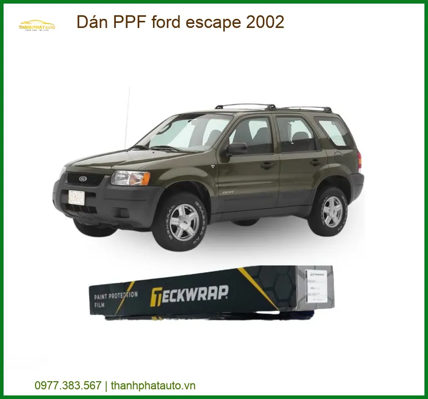 Dán Phim PPF Bảo Vệ Sơn Ford Escape 2002 - Địa Chỉ Lắp Đặt Uy Tín TPHCM