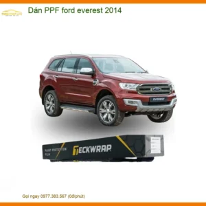 Dán PPF Ford Everest 2014 - Địa Chỉ Lắp Đặt PPF Chống Trầy Xước Uy Tín TPHCM