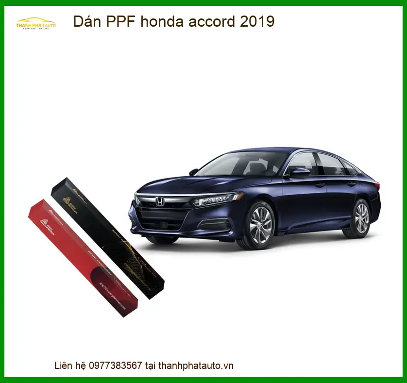 Dán Phim PPF Bảo Vệ Sơn Honda Accord 2019 - Trung Tâm Thi Công Uy Tín TPHCM
