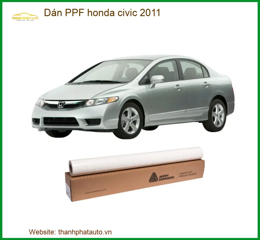 Dán Phim PPF Bảo Vệ Sơn Honda Civic 2011 - Trung Tâm Lắp Đặt Chính Hãng TPHCM