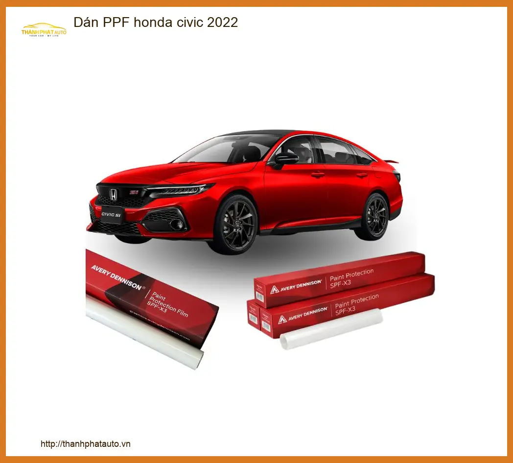 Dán PPF Bảo Vệ Sơn Honda Civic 2022 - Trung Tâm Thi Công Uy Tín TPHCM
