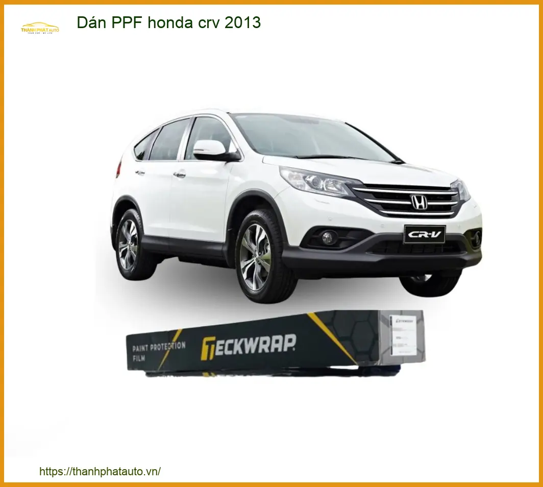 Dán Phim PPF Chống Trầy Xước Honda CRV 2013 - Địa Chỉ Lắp Đặt Uy Tín TPHCM
