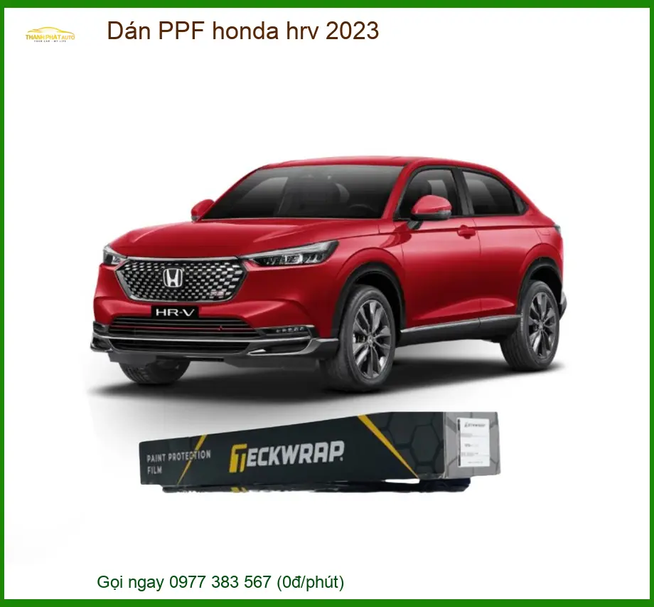 Dán PPF Bảo Vệ Sơn Honda HR-V 2023 - Địa Chỉ Lắp Đặt Uy Tín TPHCM