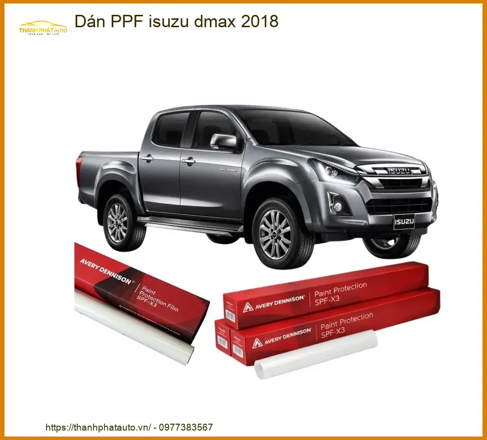 Miếng Dán Bảo Vệ Sơn PPF Isuzu Dmax 2018 - Địa Chỉ Lắp Đặt Uy Tín TPHCM