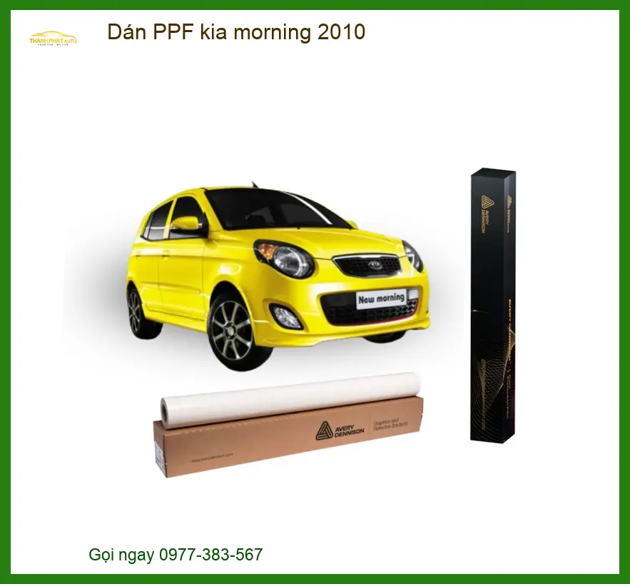 Dán PPF Bảo Vệ Sơn Kia Morning 2010 - Địa Chỉ Thi Công Uy Tín TPHCM