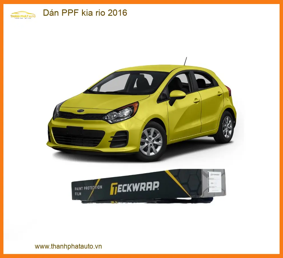 Dán PPF Bảo Vệ Sơn Kia Rio 2016 - Trung Tâm Lắp Đặt Chính Hãng Giá Tốt TPHCM