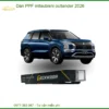 Dán PPF Mitsubishi Outlander 2026 - Địa Chỉ Lắp Đặt Uy Tín TPHCM