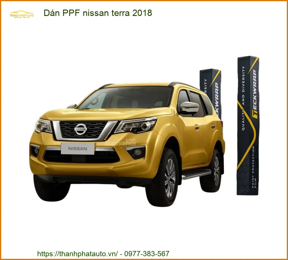 Dán PPF Nissan Terra 2018 - Trung Tâm Lắp Đặt Chính Hãng Uy Tín Giá Tốt TPHCM
