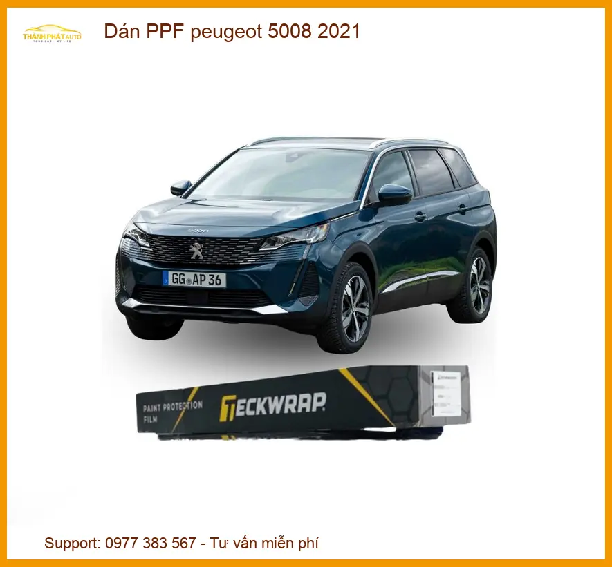 Dán PPF Peugeot 5008 2021 - Trung Tâm Thi Công PPF Chính Hãng TPHCM