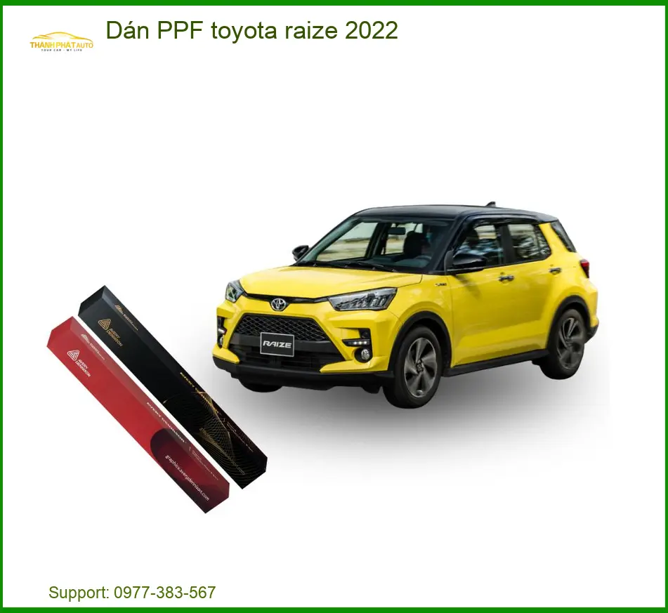 Dán PPF Bảo Vệ Sơn Chống Trầy Toyota Raize 2022 - Địa Chỉ Lắp Đặt Uy Tín TPHCM