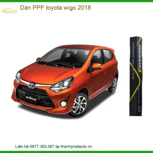 Dán PPF Toyota Wigo 2018 - Địa Chỉ Lắp Đặt Uy Tín TPHCM