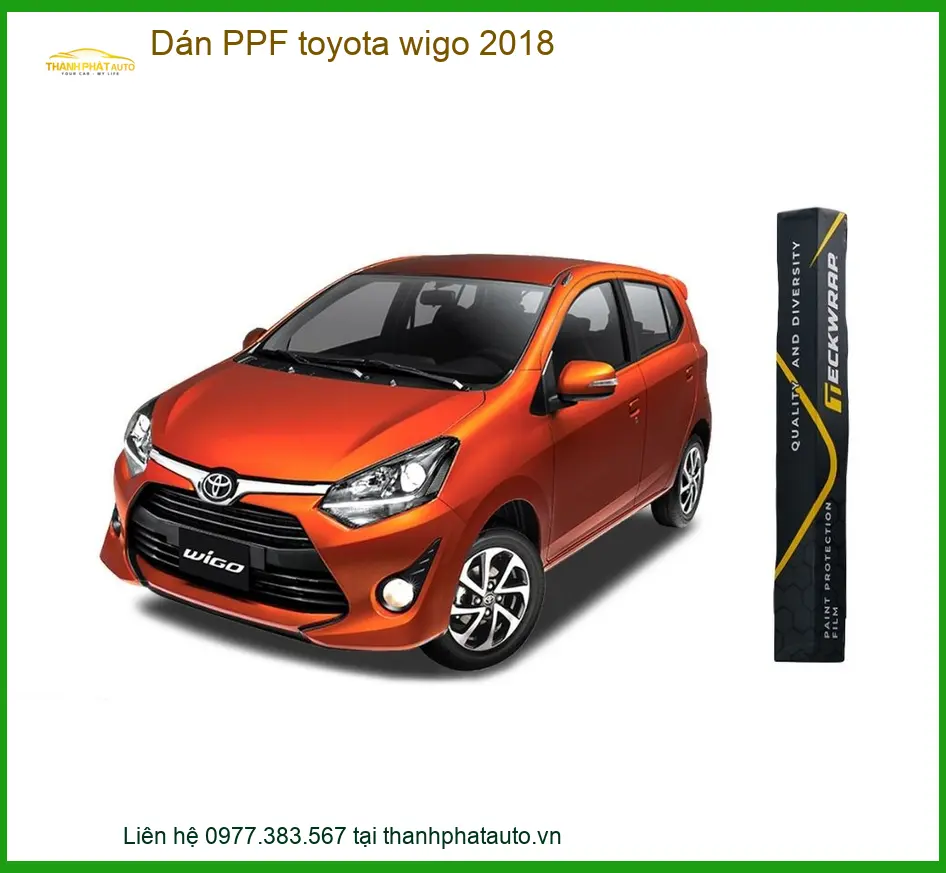 Dán PPF Toyota Wigo 2018 - Địa Chỉ Lắp Đặt Uy Tín TPHCM
