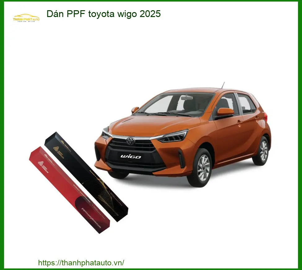 Dán PPF Toyota Wigo 2025 - Địa Chỉ Lắp Đặt & Thi Công Chính Hãng Uy Tín TPHCM