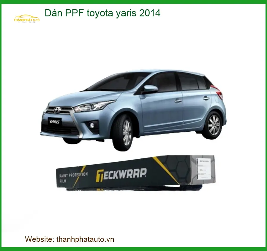 Dán PPF Bảo Vệ Sơn Toyota Yaris 2014 - Địa Chỉ Lắp Đặt Chính Hãng TPHCM