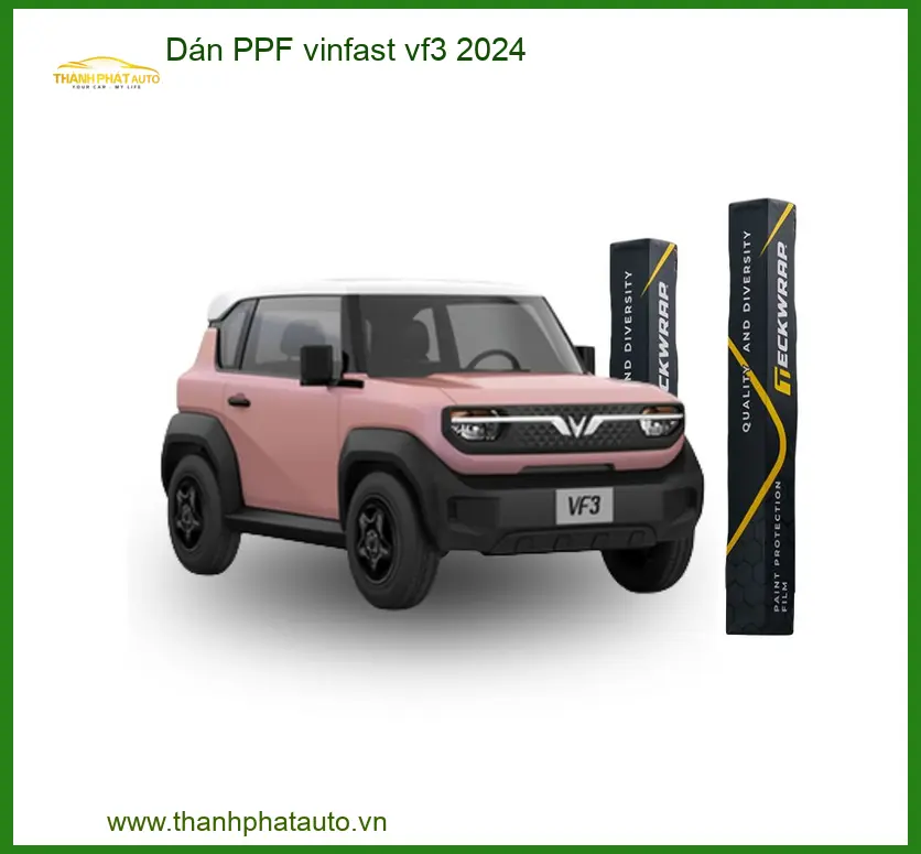 Dán PPF Bảo Vệ Sơn Chống Xước Vinfast VF3 2024 - Địa Chỉ Lắp Đặt Uy Tín TPHCM