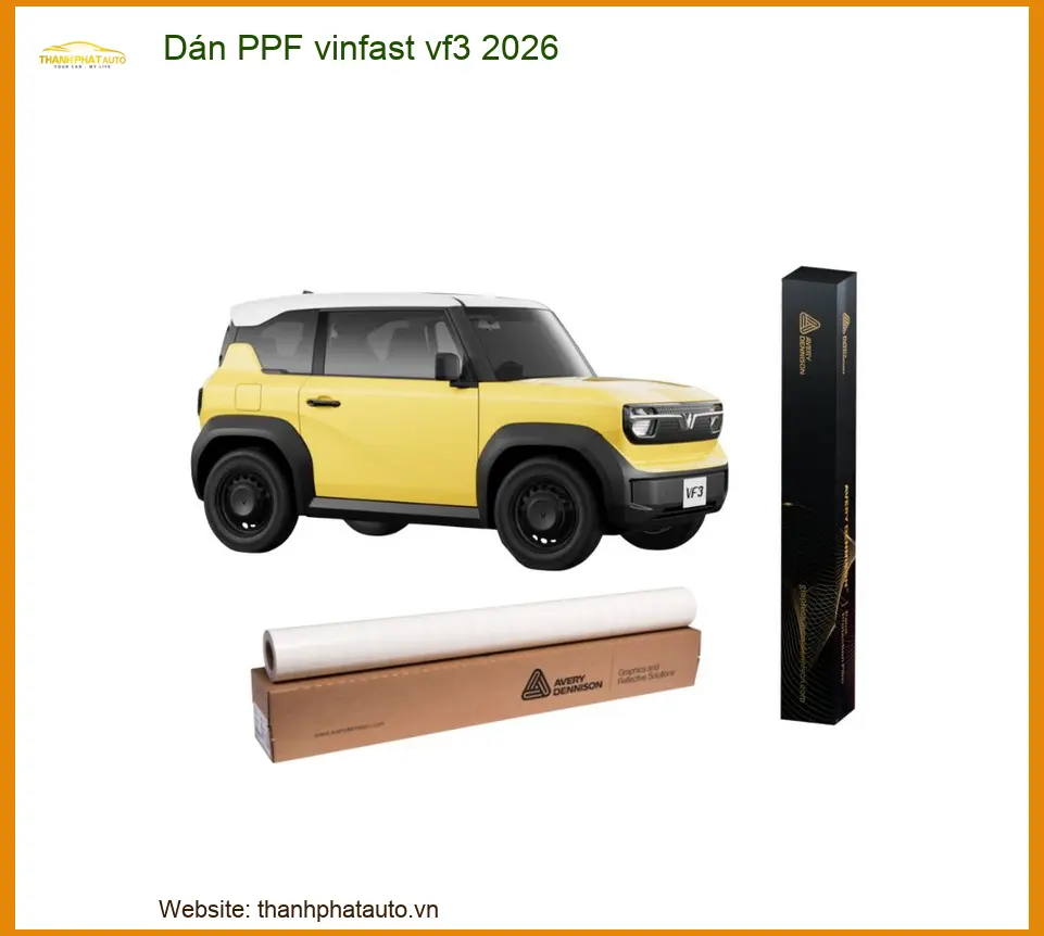 Dán PPF Chống Xước Vinfast VF3 2026 - Địa Chỉ Lắp Đặt Chính Hãng TPHCM
