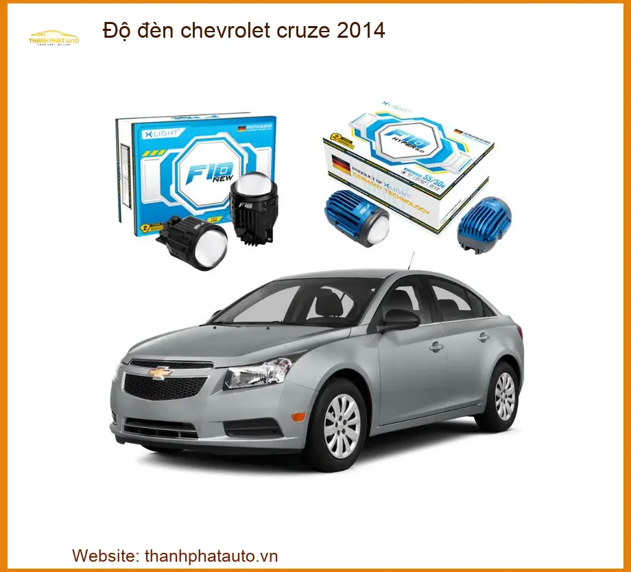 Nâng Cấp Đèn Chevrolet Cruze 2014 - Trung Tâm Lắp Đặt Đèn Cao Cấp Giá Tốt TPHCM