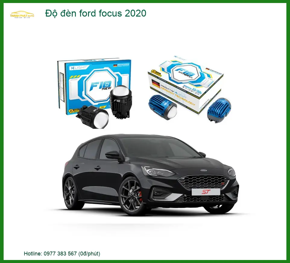 Độ Đèn Bi LED Ford Focus 2020 - Trung Tâm Độ Đèn Chuyên Nghiệp Giá Tốt TPHCM