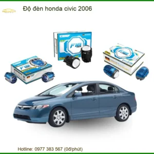 Độ Đèn Bi LED Laser Honda Civic 2006 - Địa Chỉ Lắp Đặt Chuyên Nghiệp TPHCM