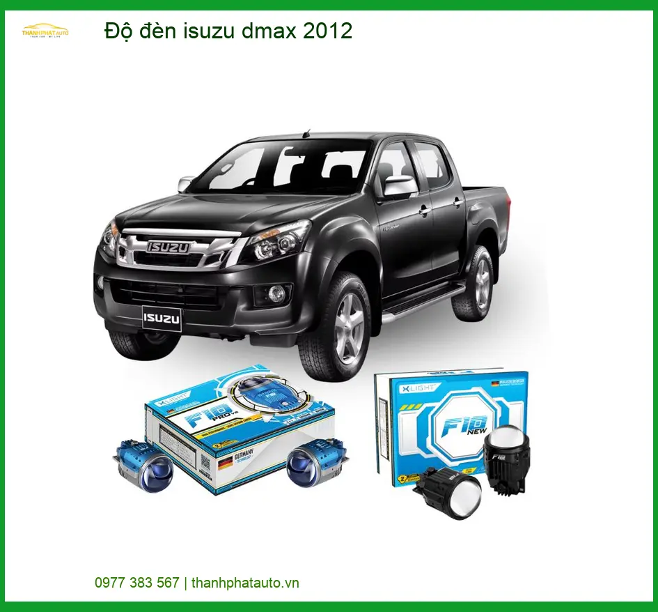 Độ Đèn Isuzu Dmax 2012 - Địa Chỉ Lắp Đặt Uy Tín TPHCM