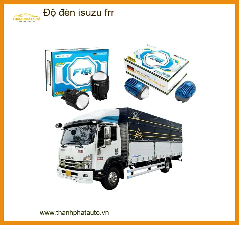 Độ Đèn Bi LED Tăng Sáng Isuzu FRR - Trung Tâm Nâng Cấp Uy Tín TPHCM