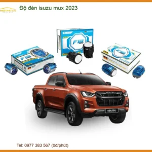 Độ Đèn Bi LED Laser Isuzu Mu-X 2023 - Địa Chỉ Lắp Đặt Uy Tín TPHCM