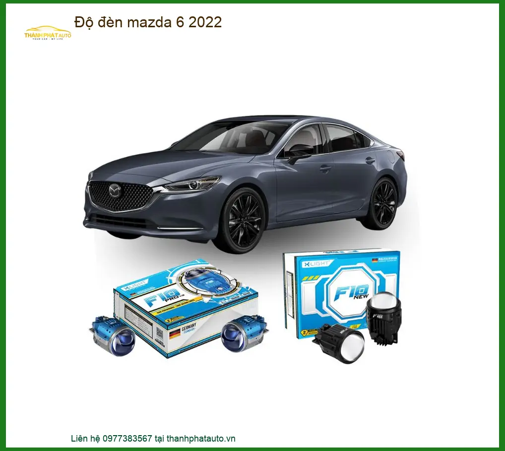 Độ Đèn Bi LED Mazda 6 2022 - Địa Chỉ Lắp Đặt Uy Tín TPHCM