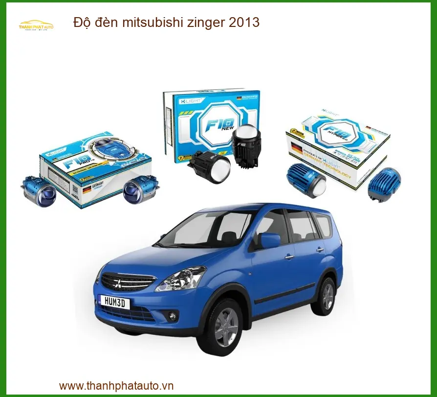 Độ đèn Mitsubishi Zinger 2013 - Trung Tâm Độ Đèn Chính Hãng TPHCM
