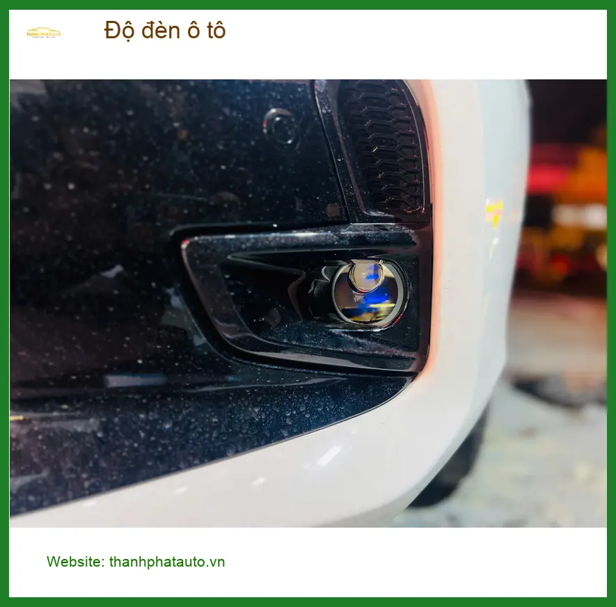 Chú Minh độ đèn ô tô Honda CRV vì đèn zin không đủ sáng tại Cần Giờ ảnh thực tế 2