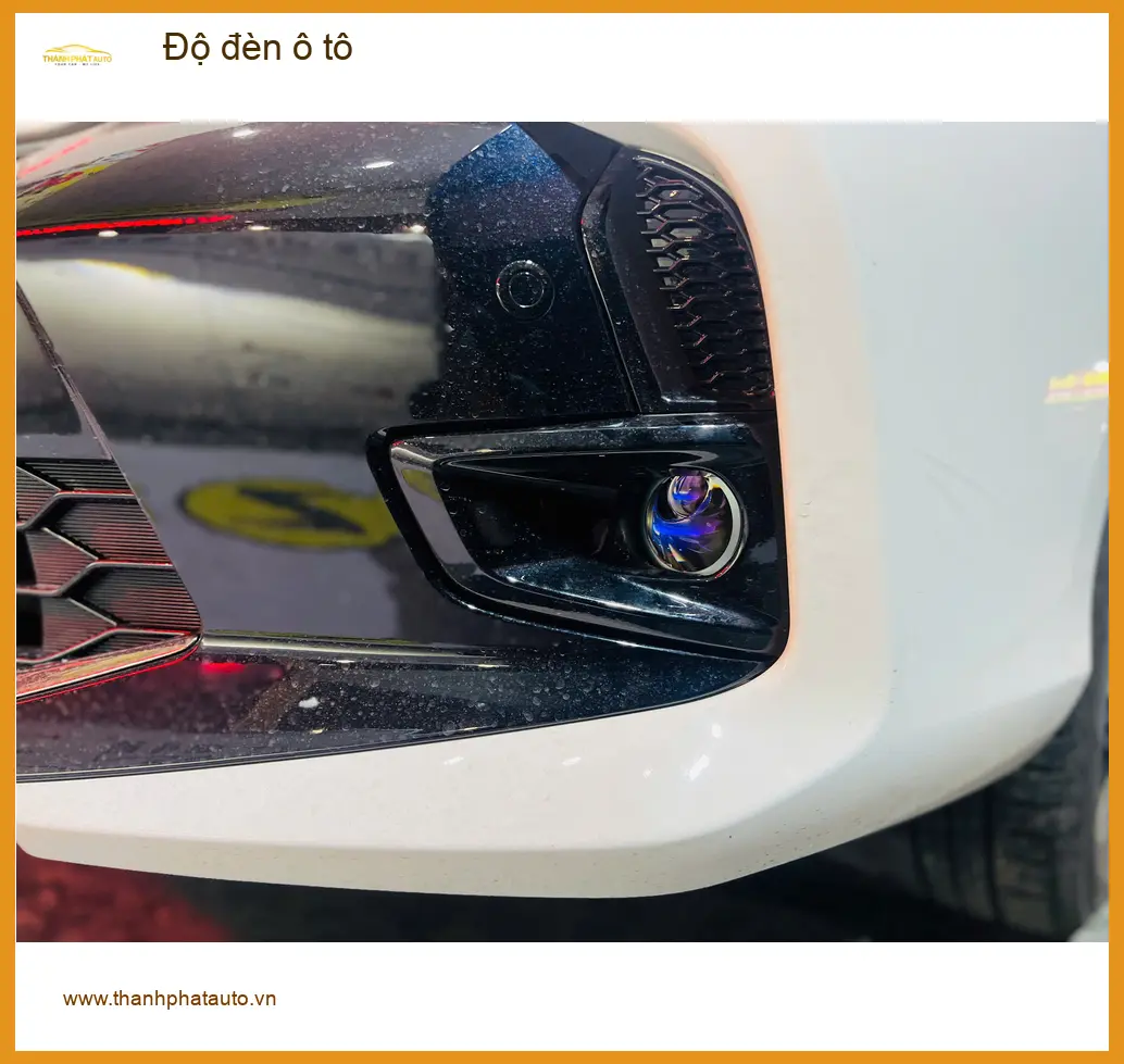 Anh Quang độ đèn ô tô Honda CRV tại Quận Tân Bình vì đèn zin quá yếu khi đi đêm ảnh thực tế 2