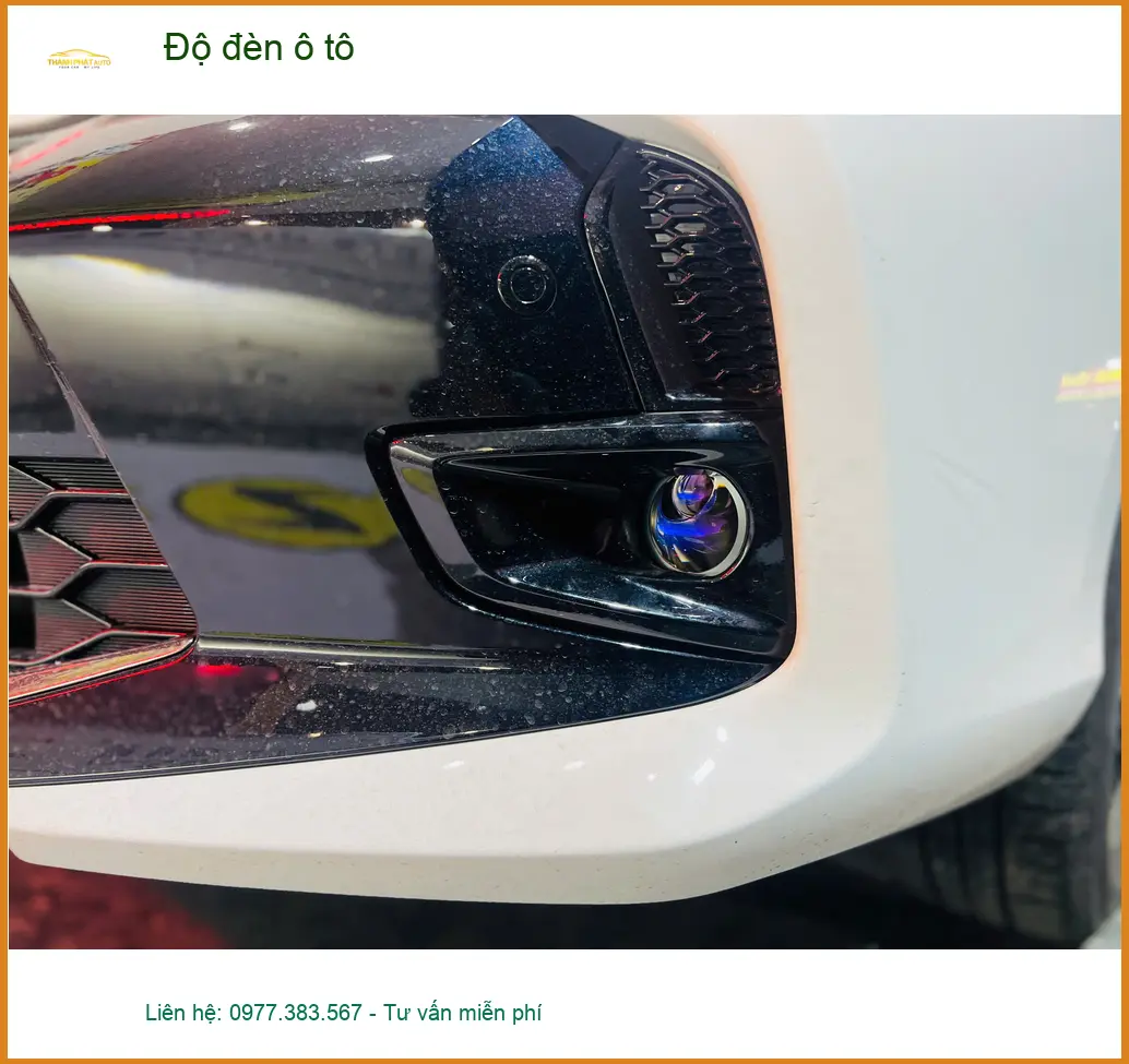 Anh Hưng độ đèn ô tô Hyundai Accent tại Quận Bình Tân cho ánh sáng vượt trội ảnh thực tế 4