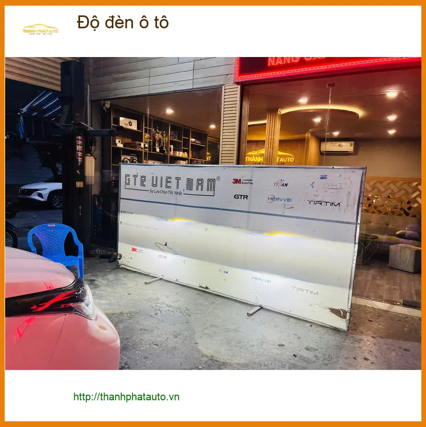 Anh Khang độ đèn ô tô Hyundai Accent Quận 4 để cải thiện tầm nhìn ảnh thực tế 4