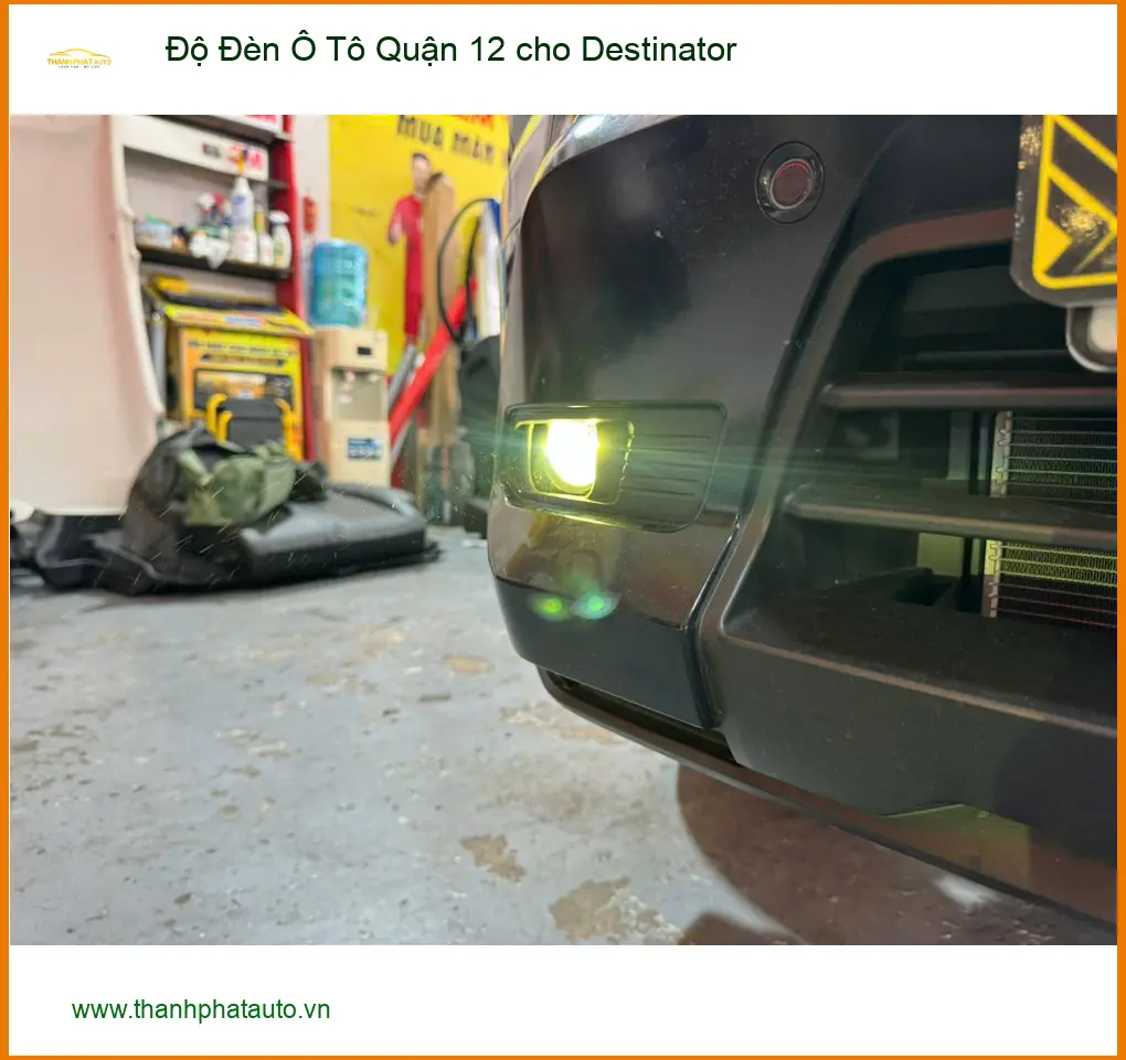 Anh Long độ đèn ô tô cho Honda CRV tại Quận 12 vì đèn zin không đủ sáng ảnh thực tế 3