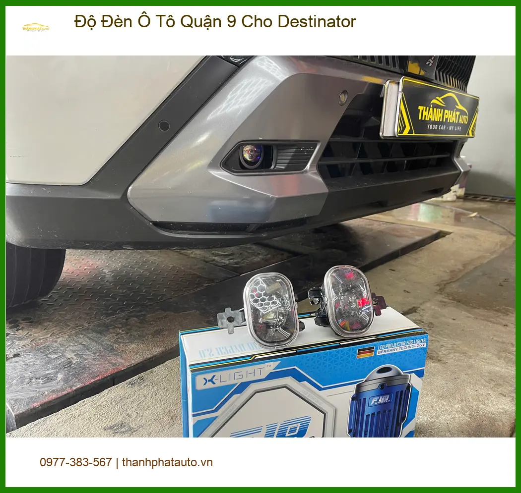 Anh Khải độ đèn ô tô cho VinFast Lux A2.0 tại Quận 9 để cải thiện tầm nhìn ban đêm ảnh thực tế 2