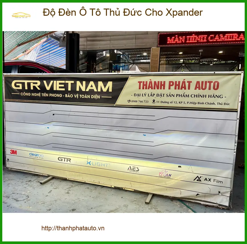 Anh Khải độ đèn ô tô cho Xpander tại Thủ Đức vì đèn zin không đủ sáng khi đi đêm mưa ảnh thực tế 3