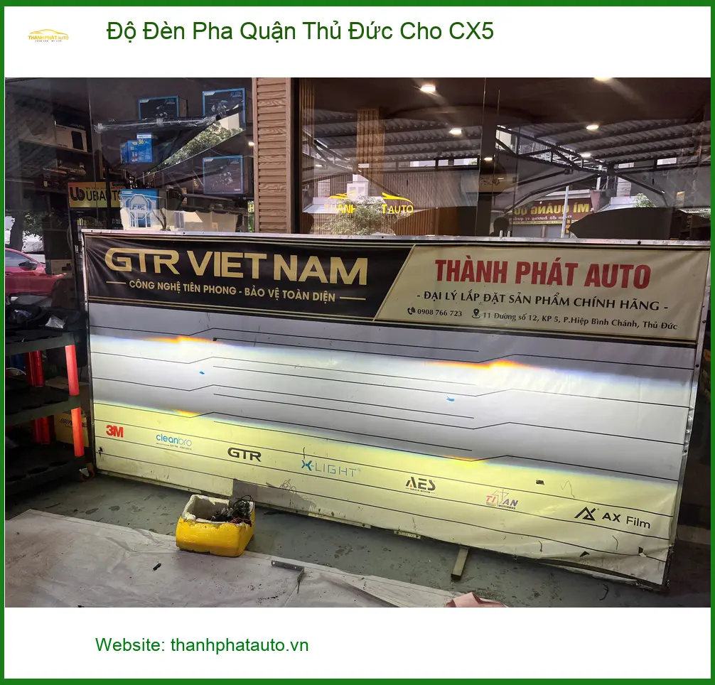 Anh Khang độ đèn pha CX5 Quận Thủ Đức vì đèn zin yếu, đi đêm không an toàn ảnh thực tế 4