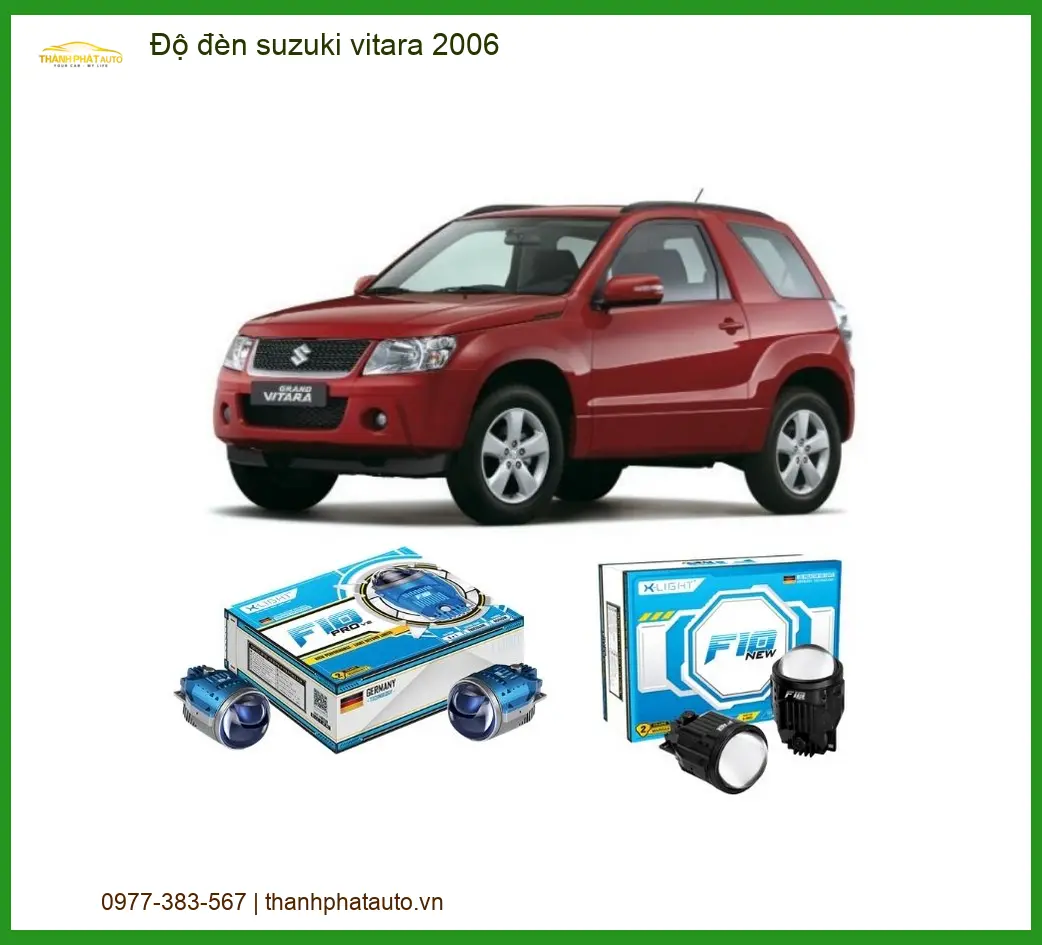 Độ Đèn Suzuki Vitara 2006 - Trung Tâm Nâng Cấp Uy Tín TPHCM