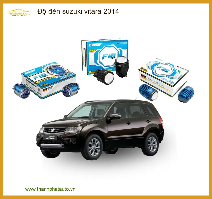 Độ Đèn Bi LED Suzuki Vitara 2014 - Trung Tâm Độ Đèn Chuyên Nghiệp TPHCM