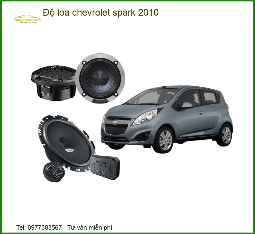 Độ Loa Ô Tô Chevrolet Spark 2010 - Địa Chỉ Lắp Đặt Uy Tín TPHCM