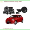 Độ Loa Mitsubishi Mirage 2014 - Địa Chỉ Lắp Đặt Loa Xe Hơi Chính Hãng TPHCM