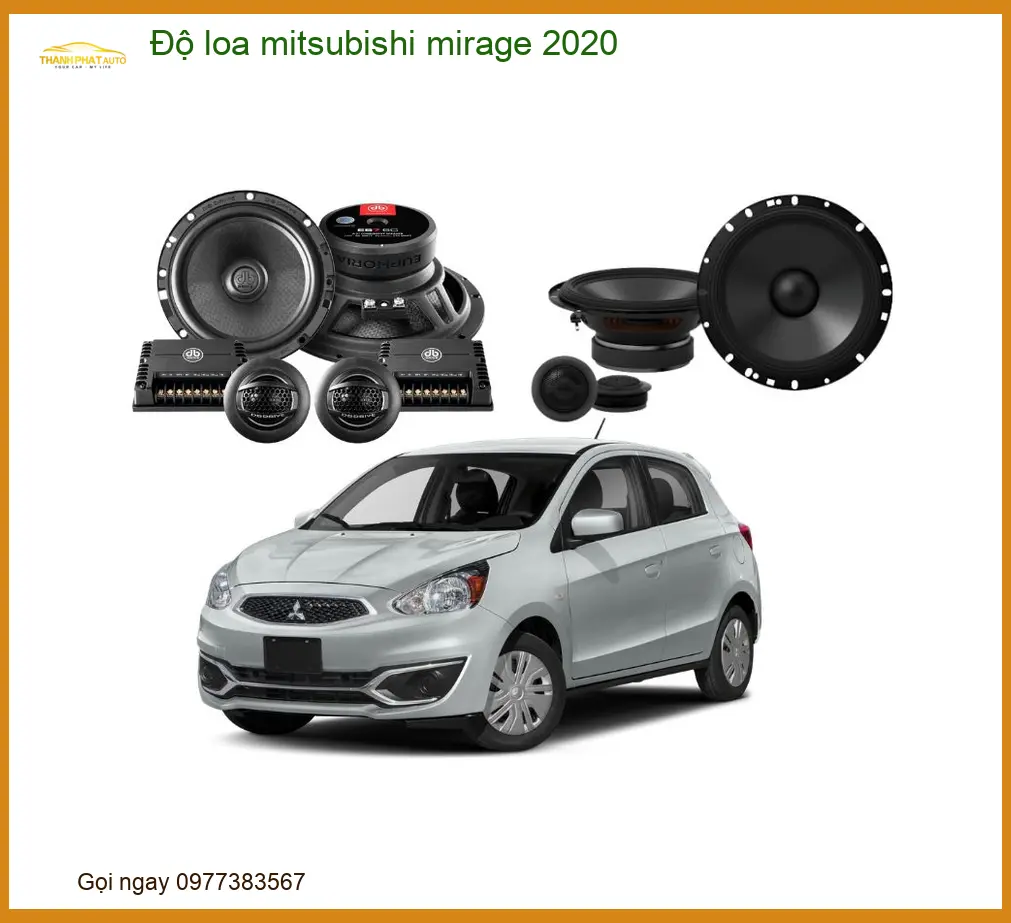 Độ Loa Ô Tô Mitsubishi Mirage 2020 - Trung Tâm Nâng Cấp Uy Tín Giá Tốt TPHCM