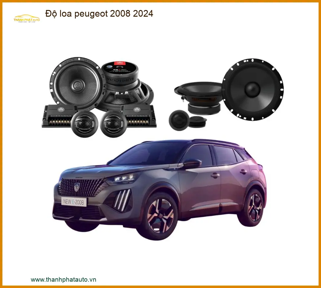 Dịch Vụ Độ Loa Xe Peugeot 2008 2024 - Trung Tâm Lắp Đặt Uy Tín TPHCM
