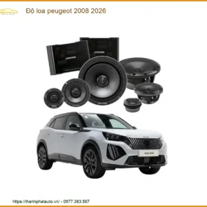 Độ Loa Sub, Loa Cánh Peugeot 2008 2026 - Địa Chỉ Độ Loa Chính Hãng TPHCM