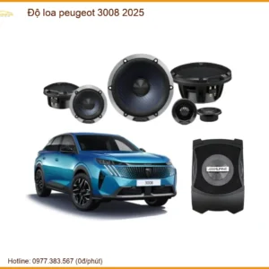 Độ Loa Ô Tô Peugeot 3008 2025 - Trung Tâm Lắp Đặt Chính Hãng TPHCM