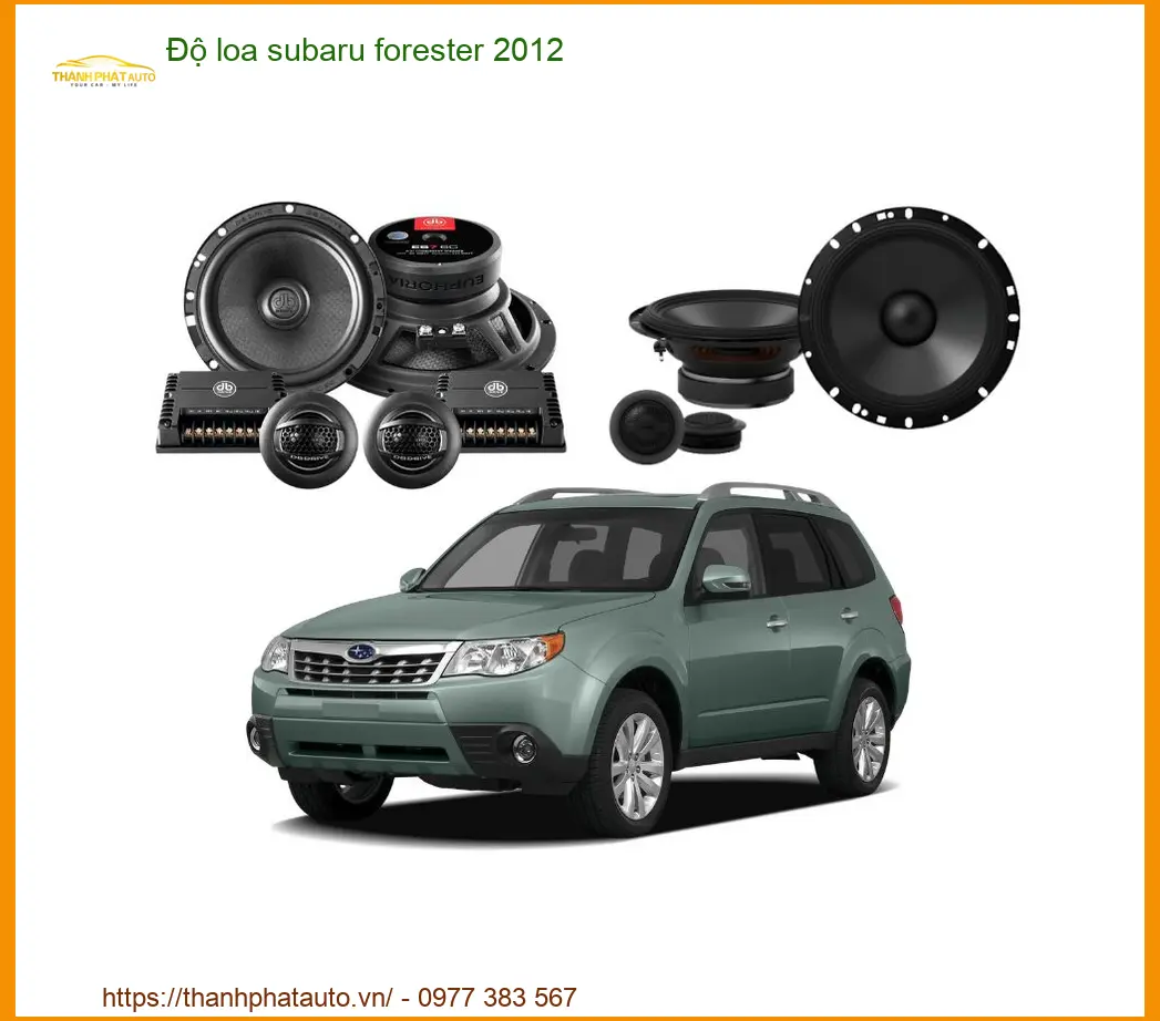 Độ Loa Sub Cho Subaru Forester 2012 - Trung Tâm Gắn Uy Tín TPHCM
