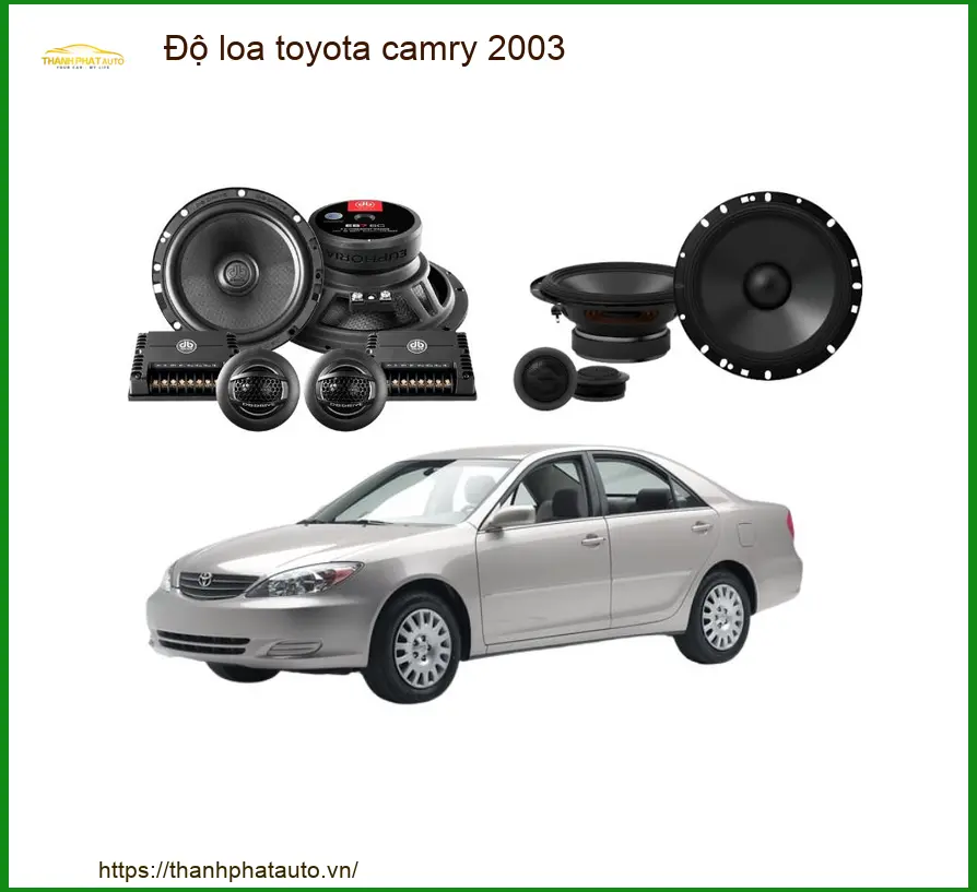 Độ Loa Ô Tô Toyota Camry 2003 - Địa Chỉ Lắp Đặt Uy Tín TPHCM