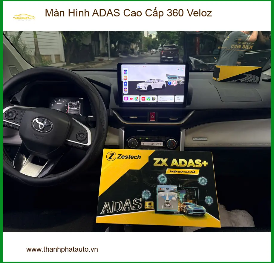 Chú Long lắp Màn Hình ADAS 360 Cao Cấp cho Veloz ở Thủ Đức ảnh thực tế 4