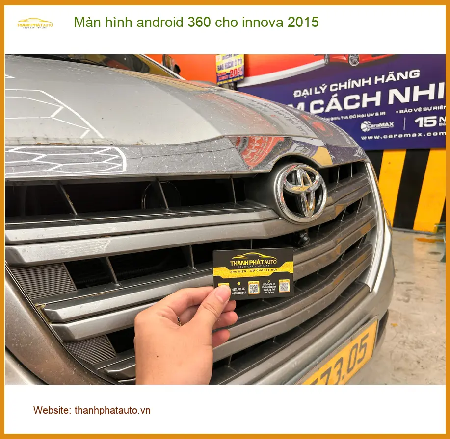 Anh Tấn lắp màn hình android 360 cho Innova 2015 tại Quận 1 an toàn hơn ảnh thực tế 2