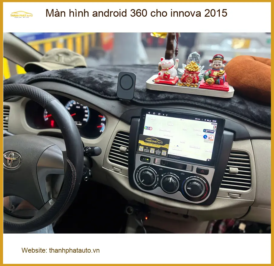 Anh Tấn lắp màn hình android 360 cho Innova 2015 tại Quận 1 an toàn hơn ảnh thực tế 3
