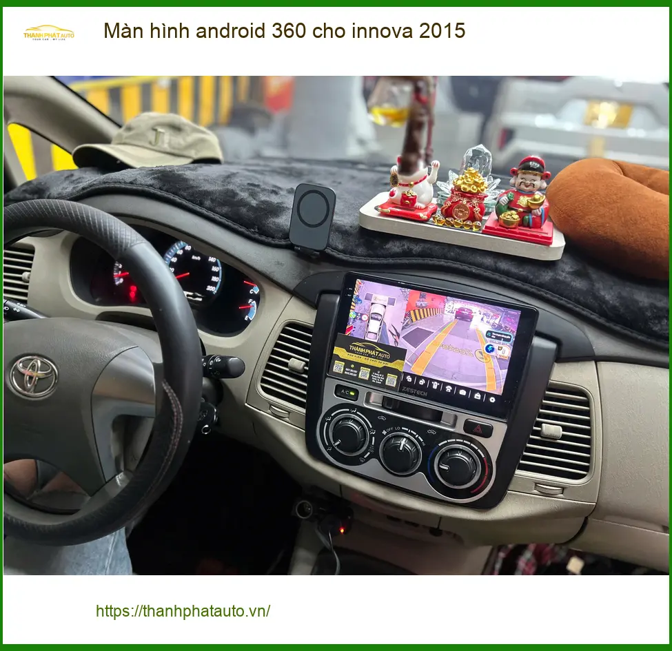 Anh Tấn lắp màn hình android 360 cho Innova 2015 tại Quận 1 an toàn hơn ảnh thực tế 5